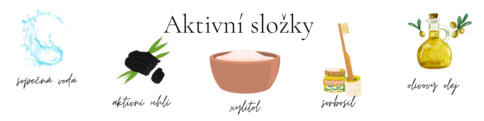 aktivní složky zubní pasta